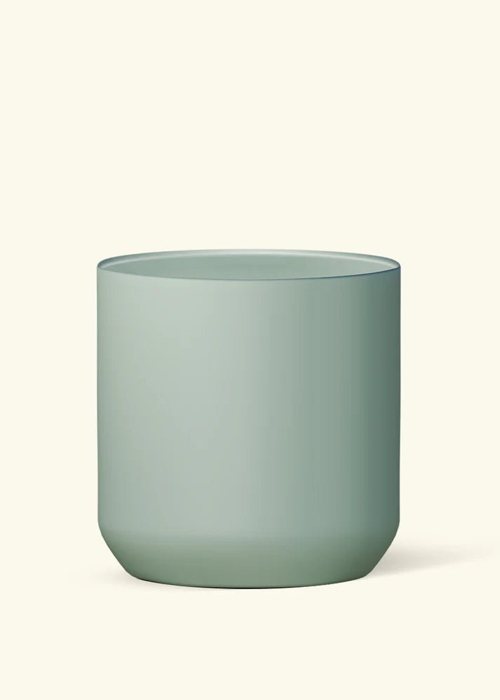 Ceramic Cylinder Planter - pot - CrCy - G - 5 - Varnish + Vine - 5