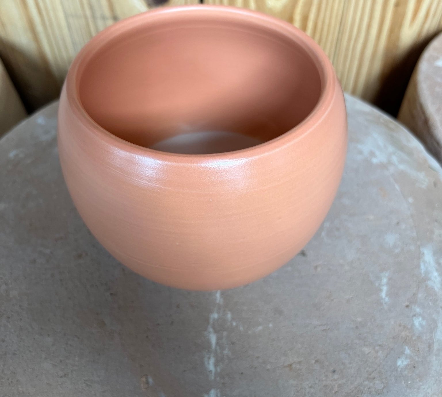 Spherical Planter - pot - Root-Pot-Sph-W - Varnish + Vine - 2