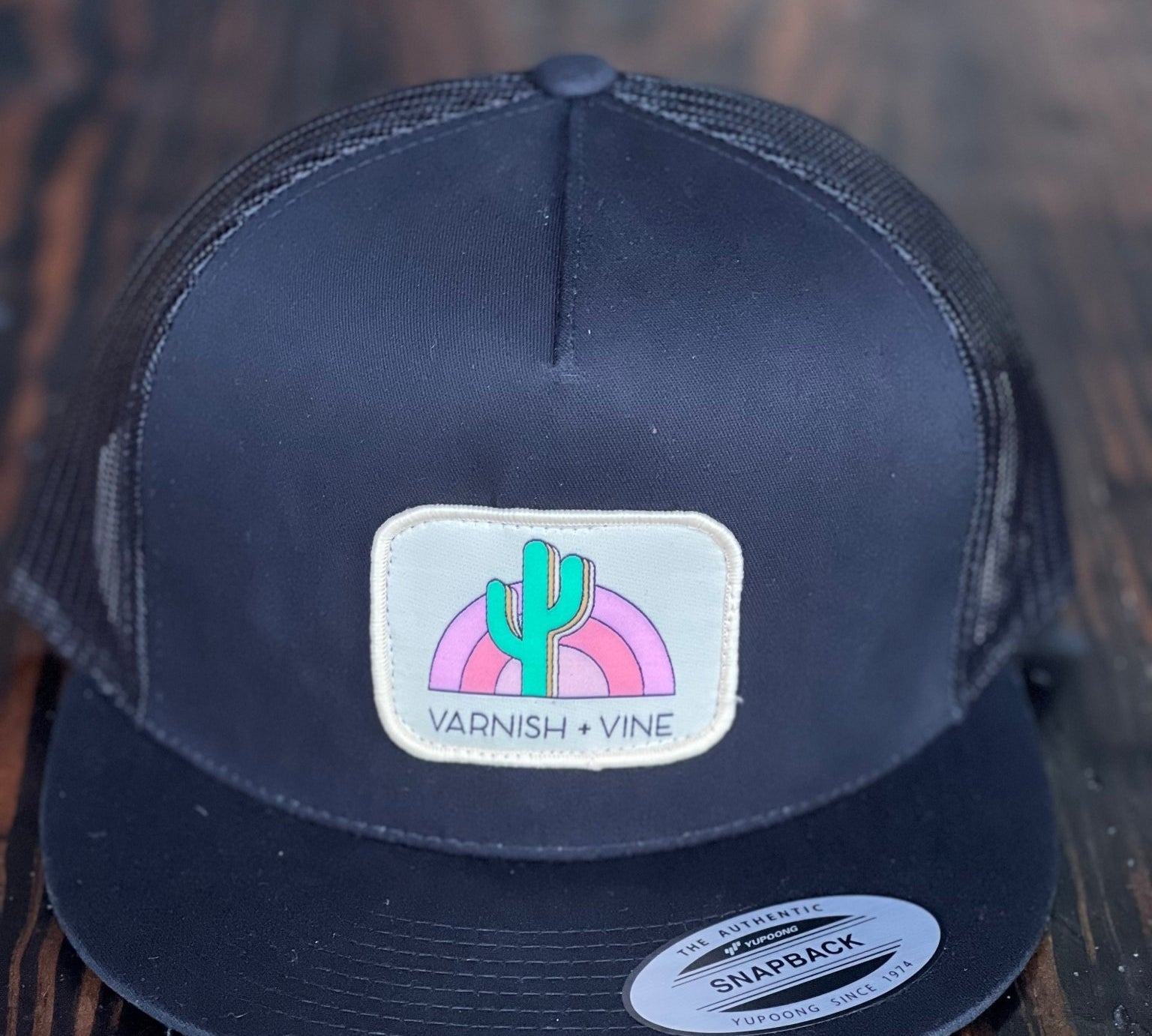 Varnish and Vine Hat - Hat - Hat-Black - Varnish + Vine - 1